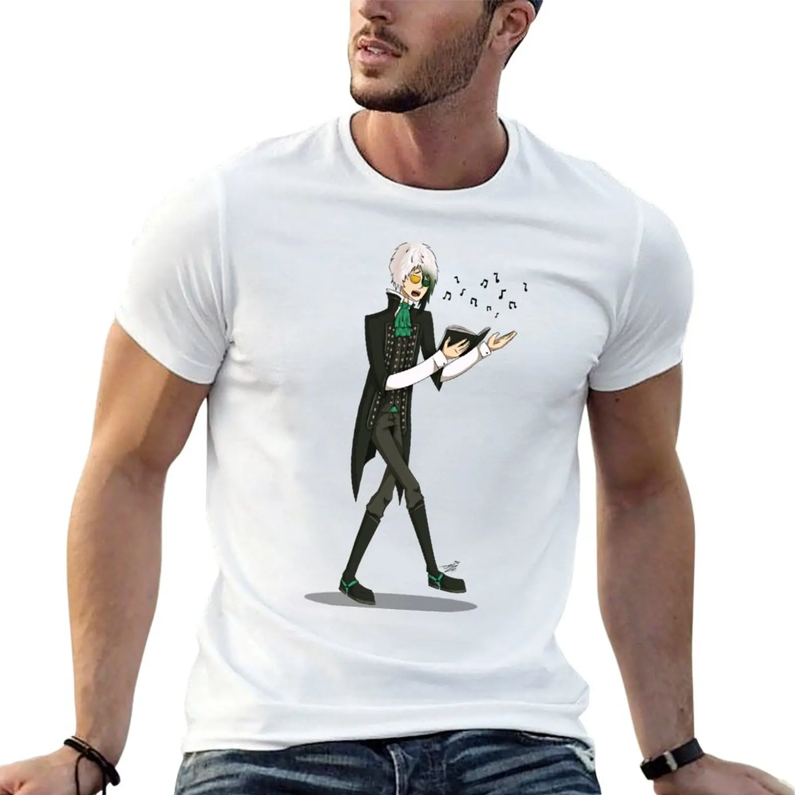 

Lysandre T-Shirt with shirts singing for Sucré] shirts man t anime [Amour prints t