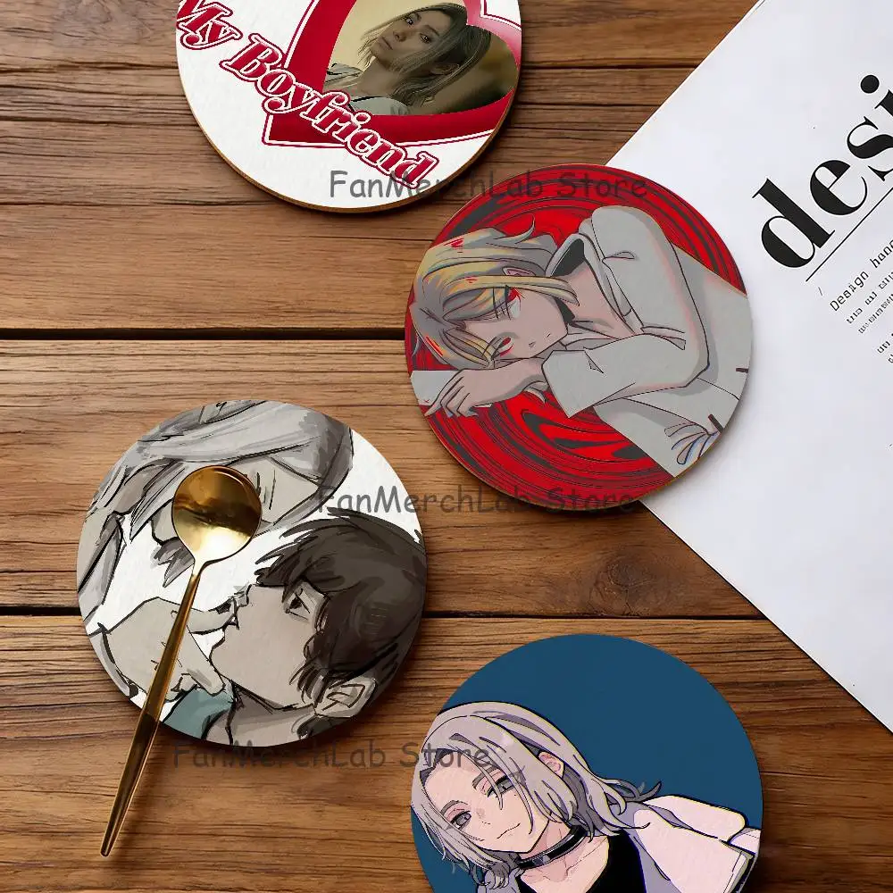 

In B-BorderlandS TV A-Alice Coaster Wooden Drink Tray Suitable for Restaurants and Coffee Shops Easy To Wash and Clean