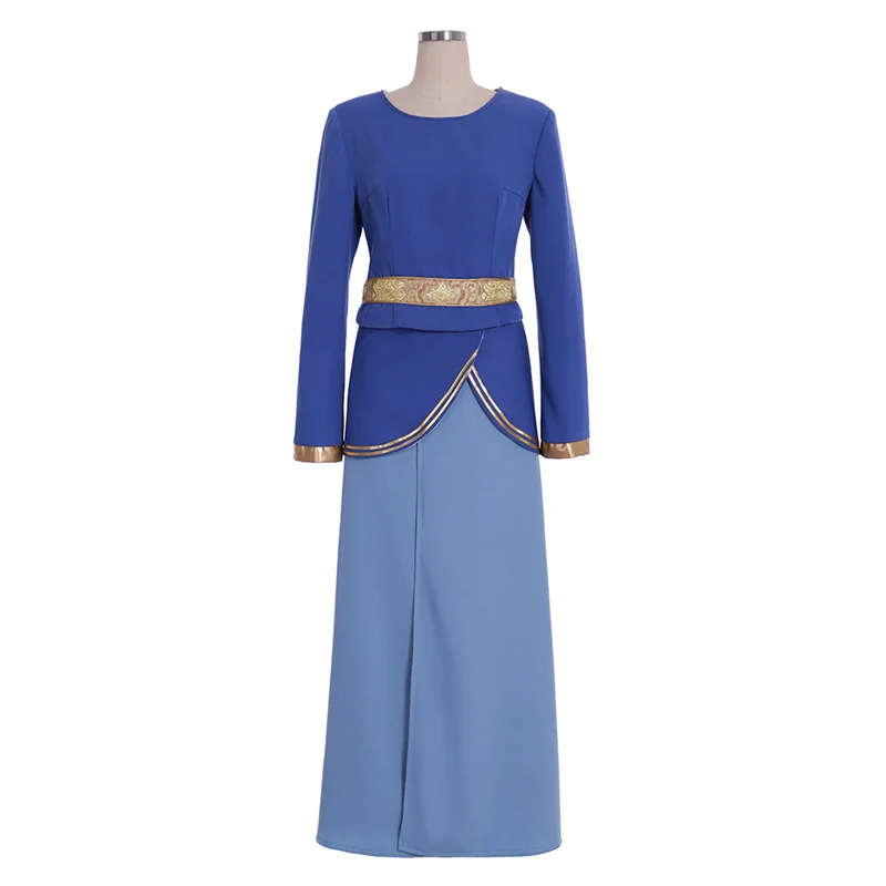 Kingdom Hearts Invi Ava Cosplay Costume Pink   Blue Dress Uniform Suit Full Set  Halloween Carnival Party Outfit