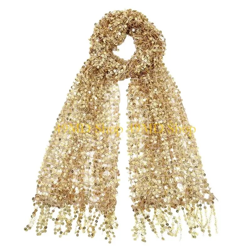 49MD Lace Trimmed Wedding Wrap With Sequined Detail For Formal Celebrations