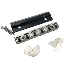 

Stainless Steel Roller Nut For Electric Guitar 43mm Guitar Nut Height Titanium Alloy Adjustable Nuts Replacement