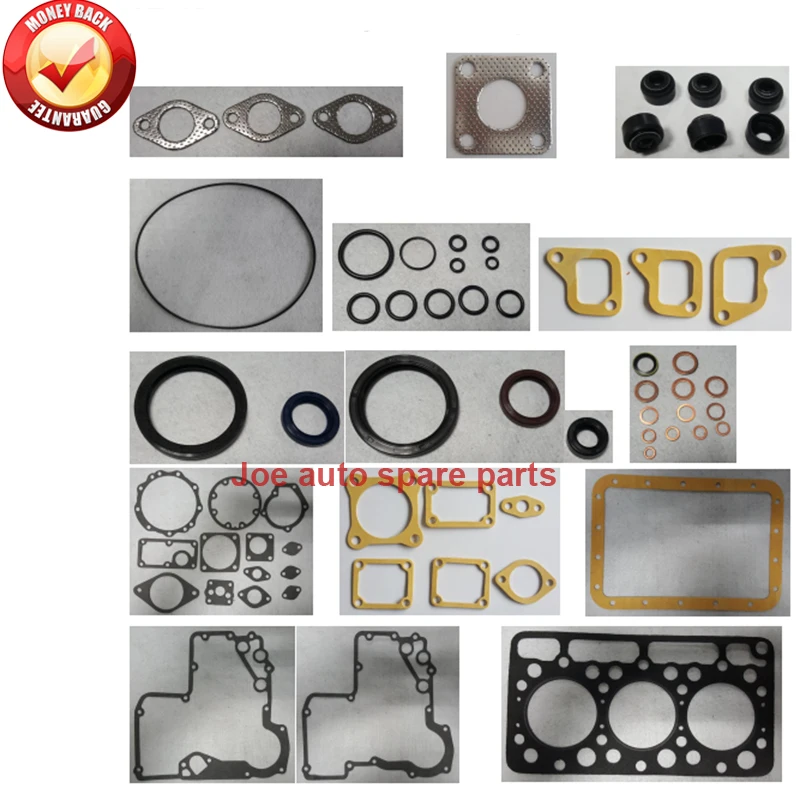 Engine Full gasket set kit for Kubota  engine : 3D68  D750