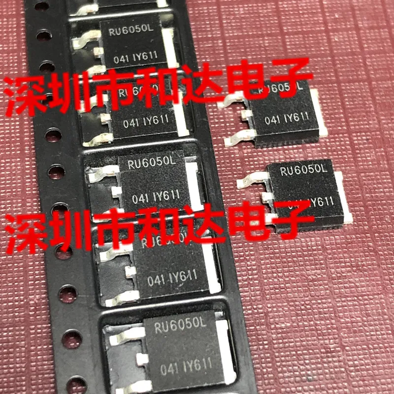 20Pcs Orginal Nieuwe RU6050L Mos Fet To-252 60V 50A