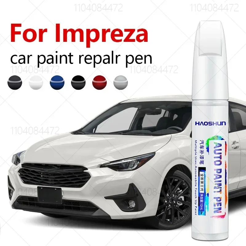 Paint Repair Pen Touch Up Scratch Remover DIY Auto Accessories Black White Blue For Subaru Impreza 1992-2025 GF GG GH GJ GK