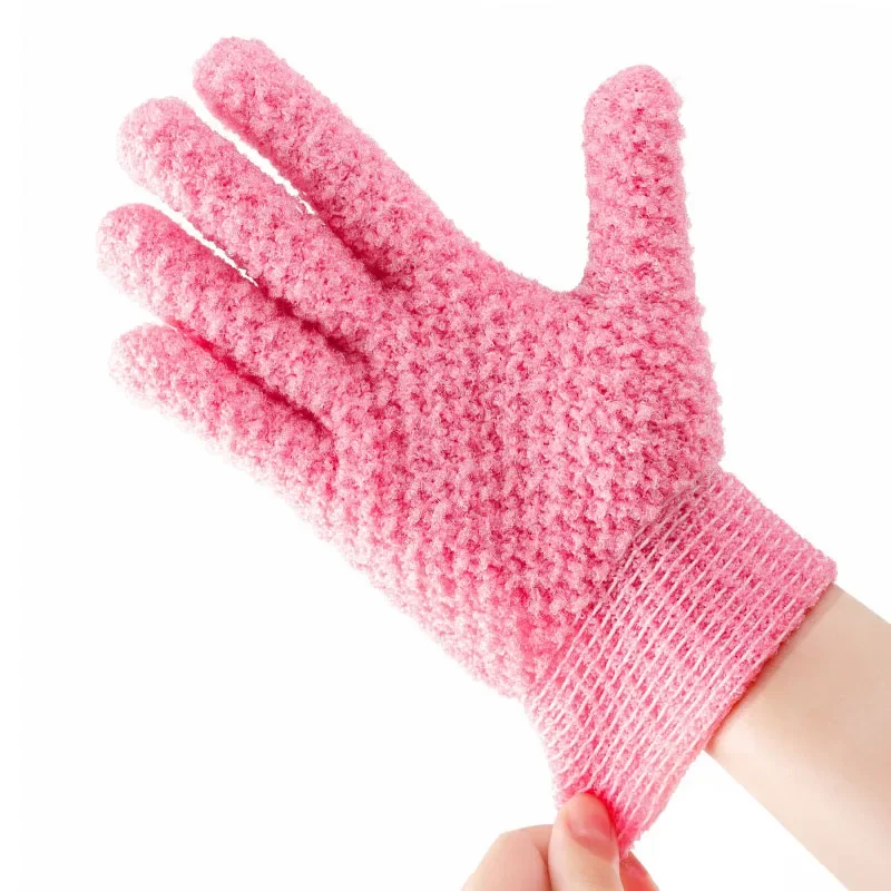 Peeling Exfoliating Mitt Glove For Shower Scrub Gloves Resistance Body Massage Sponge Wash Skin Moisturizing SPA Bath Glove