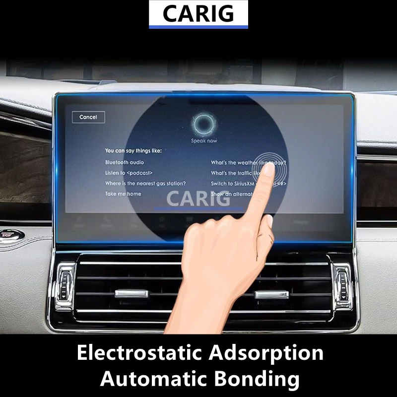 For LINCOLN NAVIGATOR 22-24 Navigation Screen HD Tempered Glass Protective Film Anti-scratch Accessories Refit - view 3