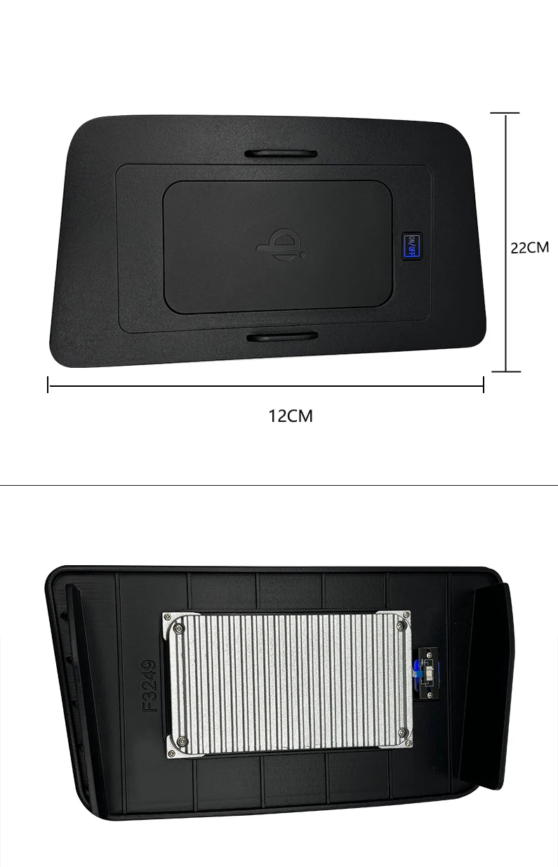 2024 Nieuw productaccessoires voor Toyota Hilux Auto draadloze telefoonoplader draadloze autolader