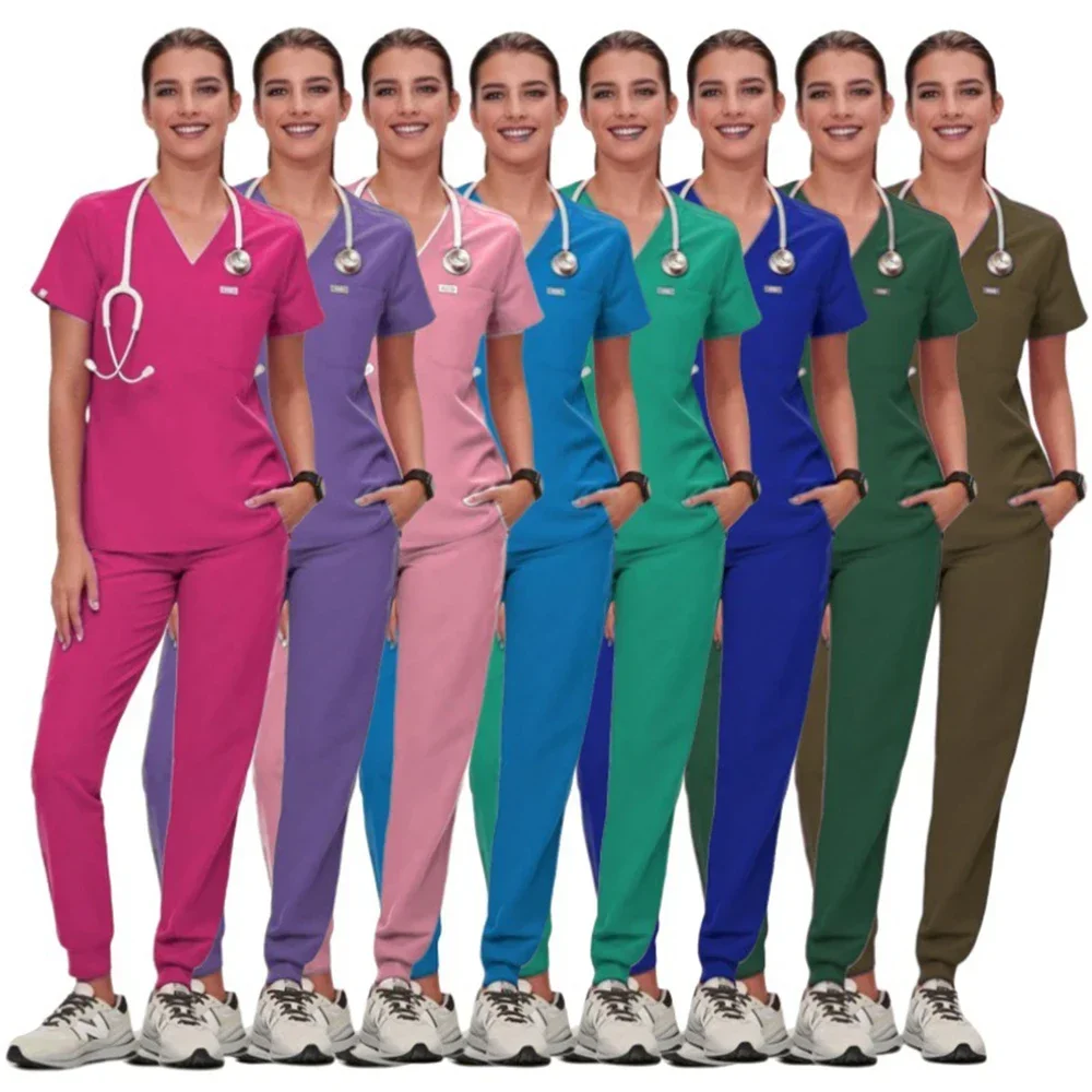 

New Surgical Medical Thick style Accessories Women Scrubs Uniforms Men Scrubs Sets Dental Clinic Beauty Salon Spa Lab Coat Work