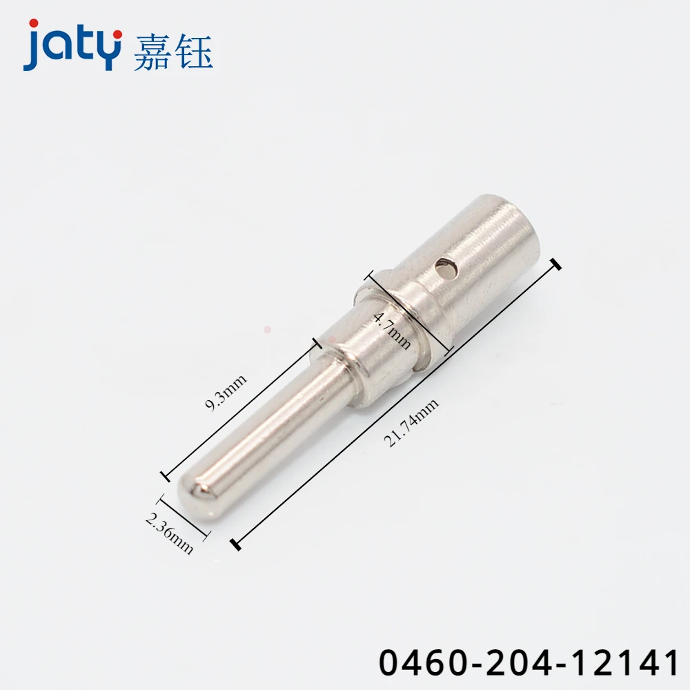 20pcs 0462-203-12141/0460-204-12141 Stainless Steel Solid Terminal 14-12AWG  Deutsch DTP Autom0otive Connector Round Crimp