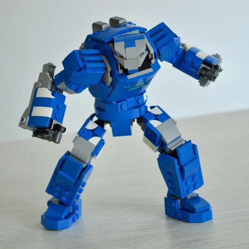 

524pcs MOC High-Tech Powered Exosuit Mark 38 Igor Super Heroes Building Blocks Festival Gift Master Series Collector Edition