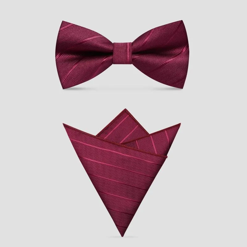 Burgundy Black Bow Ties for Men Wholesale Wedding Groomsmen accessories