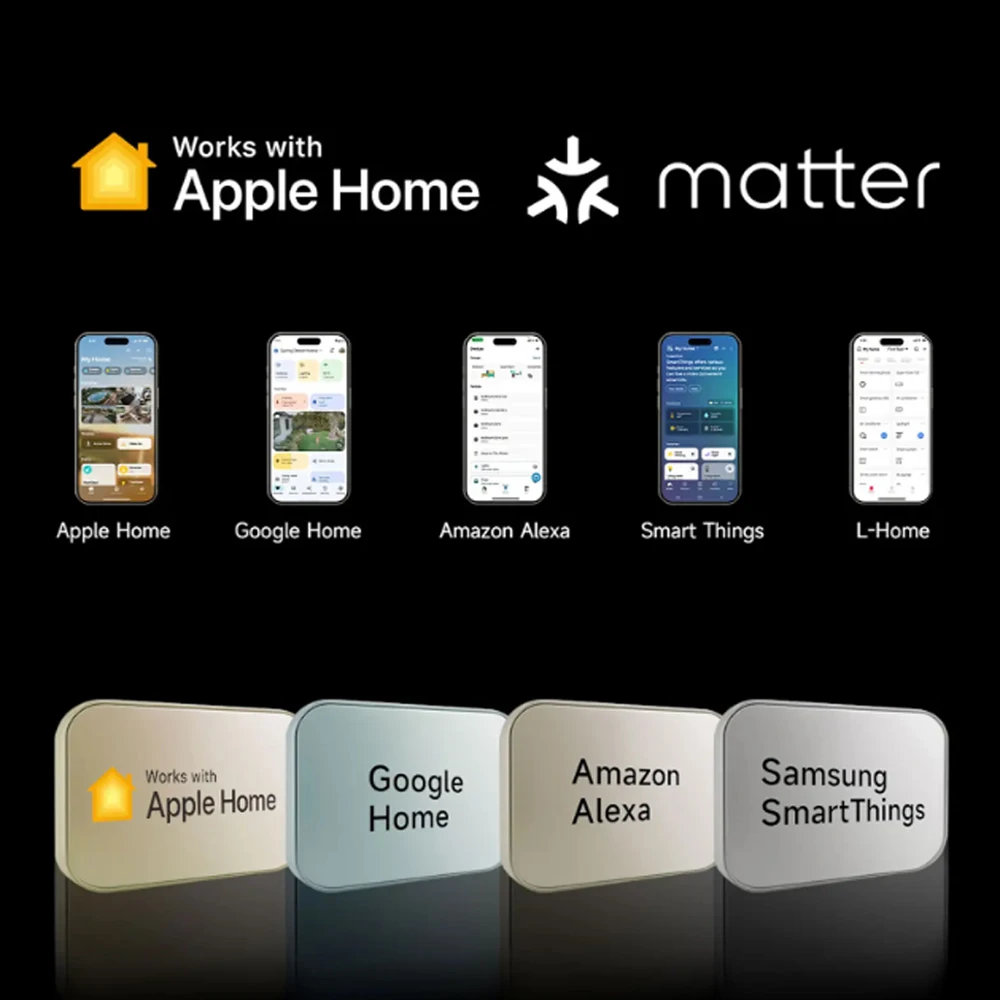 LTECH Matter LED Controller for DIM CCT RGBCW LED Strip APP Voice Control Dimmable Work with Homekit Google Amazon Echo Alexa