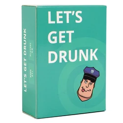 Let's Get Drunk Drinking Card Game for Adults Fun Party Board Game Suitable for 2 to 8 Player English