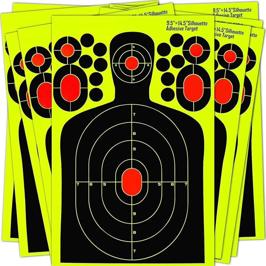 Archery Accessories Shooting New Self-adhesive Shooting Target Paper for Archery Training and Shooting 9x14 in