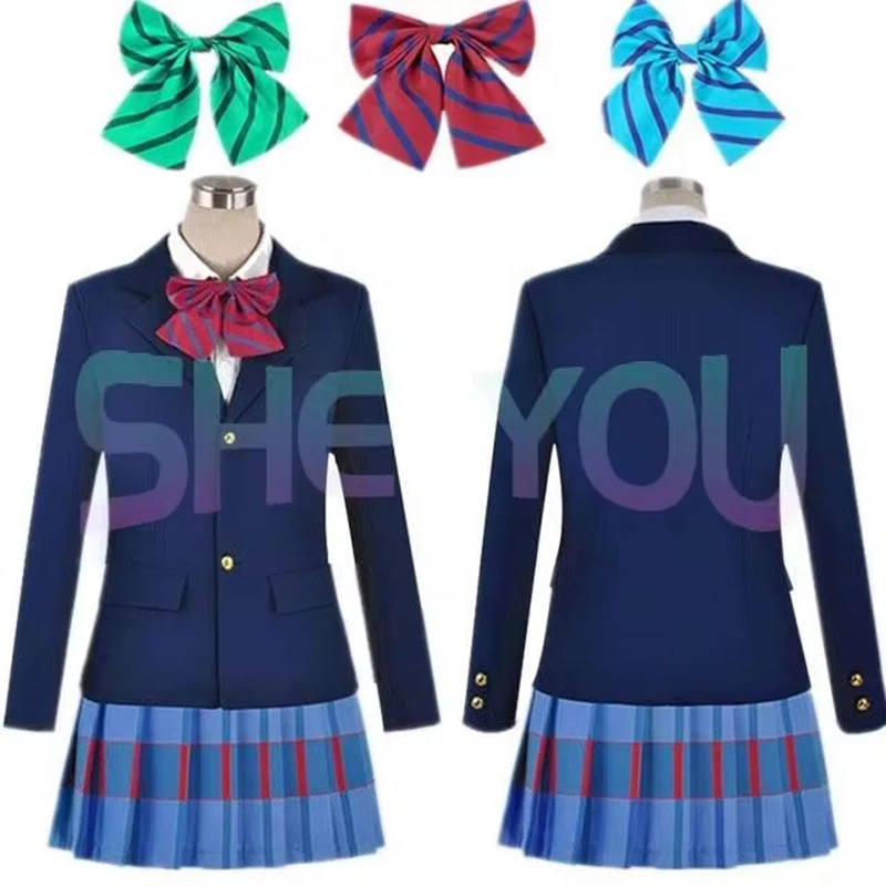 Tình yêu Live! Tình yêu Sống Cosplay Trang Phục Lovelive Kousaka Honoka Minami Kotori Ayase Eli Tojo Nozomi Nishikino Maki Đồng Phục Học Sinh