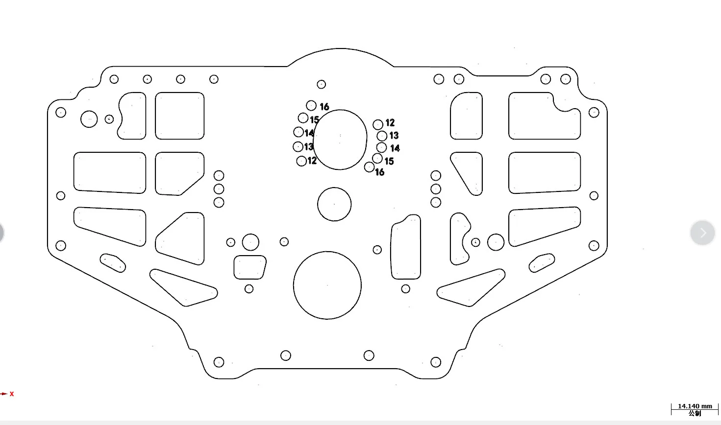 Płyta boczna z włókna węglowego / panele boczne podwozia do LOSI 1/8 LMT SOLID AXLE 4WD części do zdalnie sterowanego samochodu