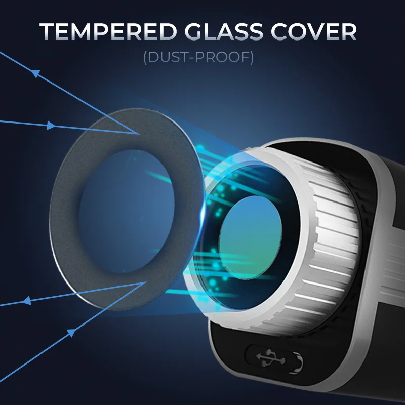 Small Pocket Golf Rangefinder 1000 Yards 7x Pin Seeker Vibration  Lightweight Women Juniors Carry Pouch Compact Golf Laser