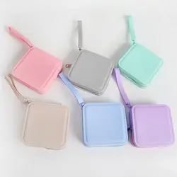 Silicone Organizer Wallet Coin Purse Mini Smooth Zipper Waterproof Travel Pouch Earphone Bag Students