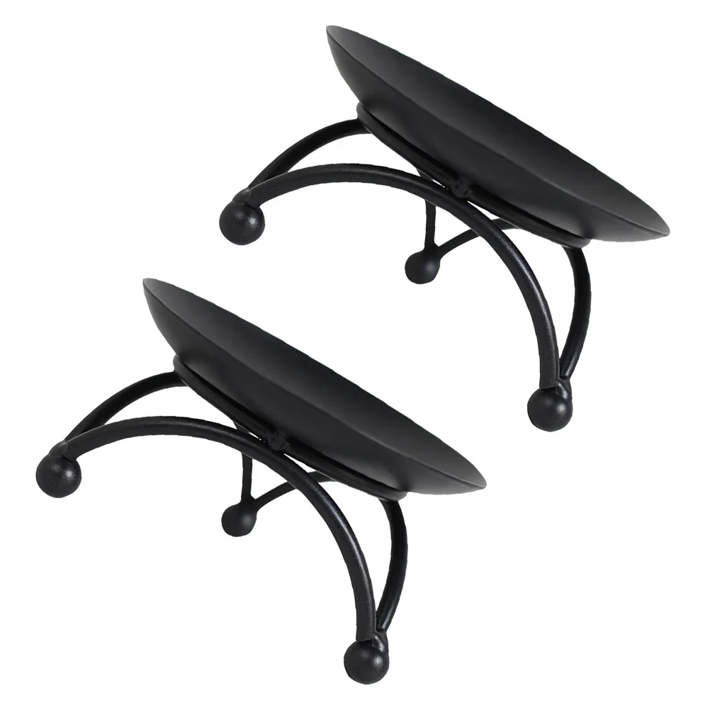 2pcs Iron Holders Modern Style Desktop Stands For Home Decor Party Wedding Decoration Household Base