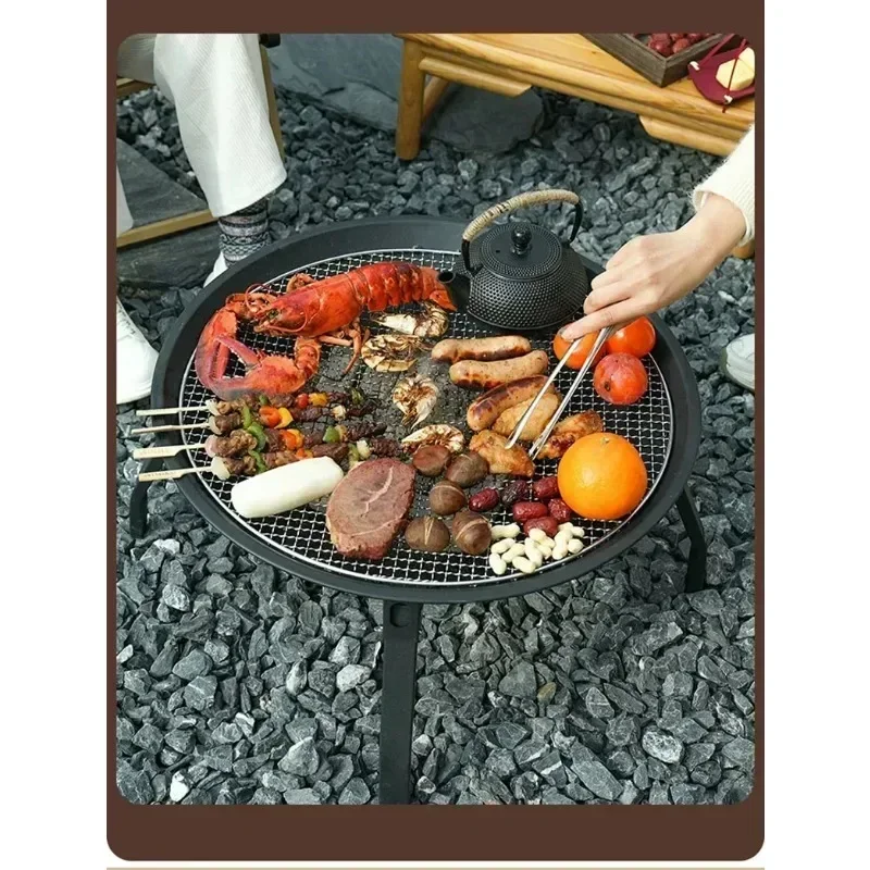 Camping ogień ognisko węgiel drzewny grill piec ogień podgrzewacz na drewno palnik zewnętrzny izolacja zimowa grill grill na świeżym powietrzu