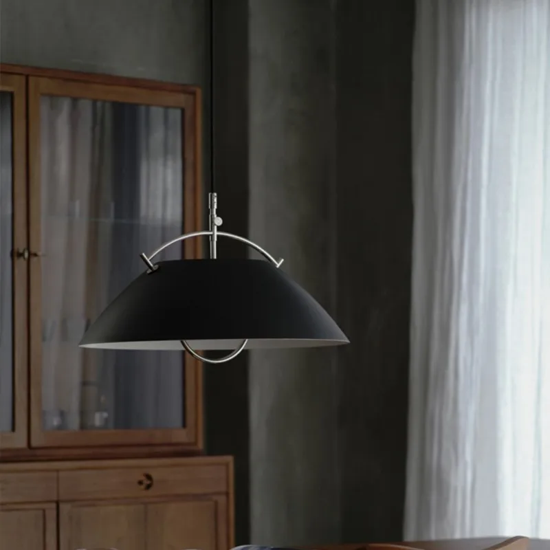 Nordic Minimalist Pendant Light for Dining Room Study, Industrial Style Hanging Lamp for Kitchen Island Bar, Warm Home Decor
