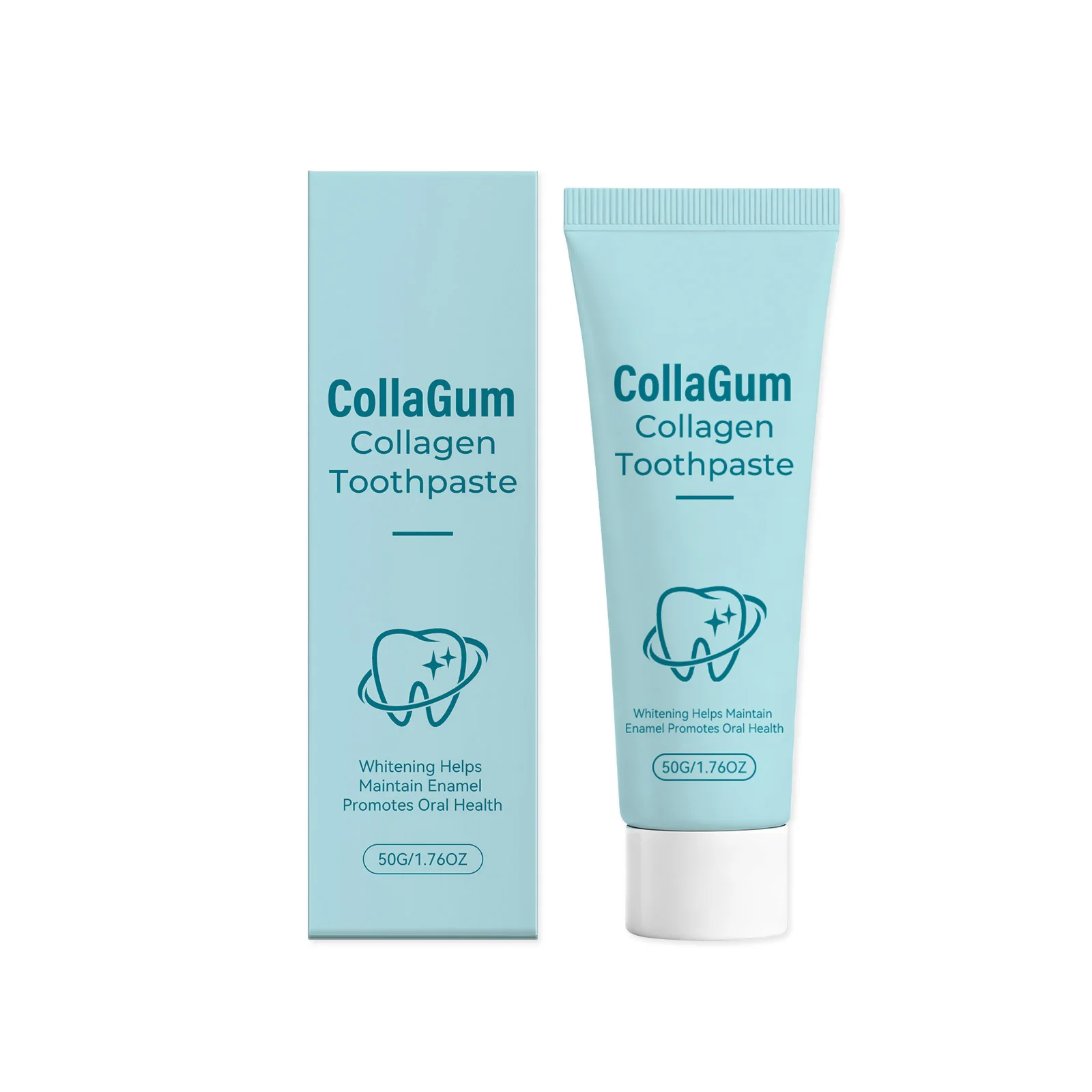 Collagen Gum Repair Toothpaste Protect Gingiva Caries Removal Reduce Bad Breath Cleansing Tooth Stain Brightening Toothpaste