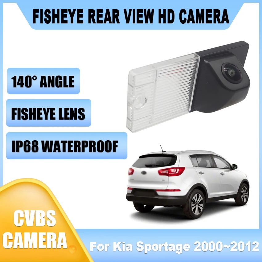 Car CCD Night Vision Backup Rear View Camera Waterproof For Kia Sportage 2000 2001 2002 2005 2006 2007 2008 2009 2010 2011 2012