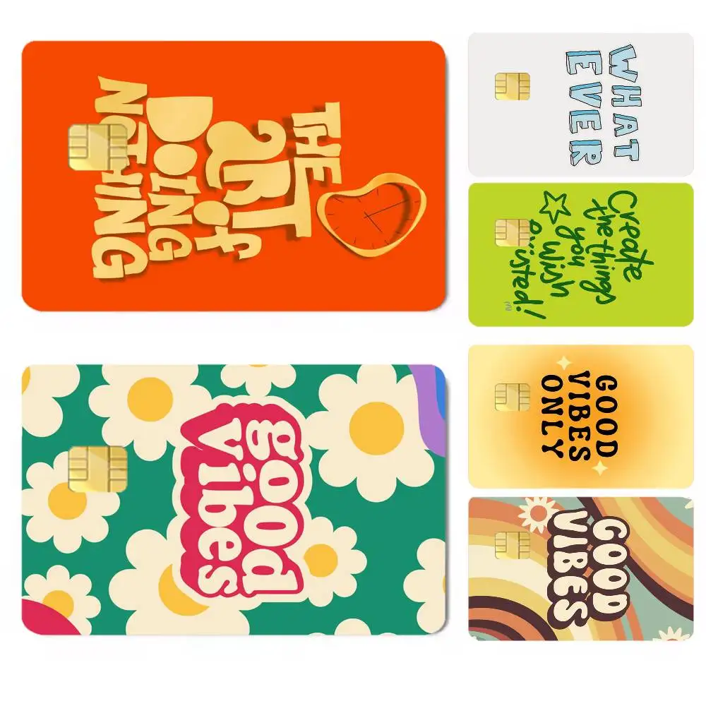 interesting english words-s Credit Card HD Stickers Premium matte film effectively prevents fingerprints and daily abrasion.