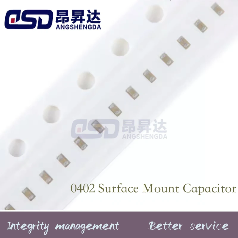 100pcs 0402 SMD Ceramic Capacitor 0.75pF 1.3pF 1.6pF 2.4pF 4.3pF 6.2pF 7.5pF 11pF 16pF 43pF 62pF 110pF 130pF 330nF 680nF 820nF