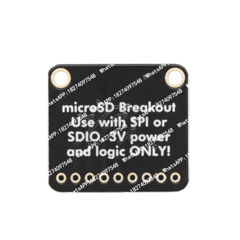 Micro SD TF Memory Card Breakout Module SPI SDIO Communication Interface 3V Only Data Storage Board for MCU Development
