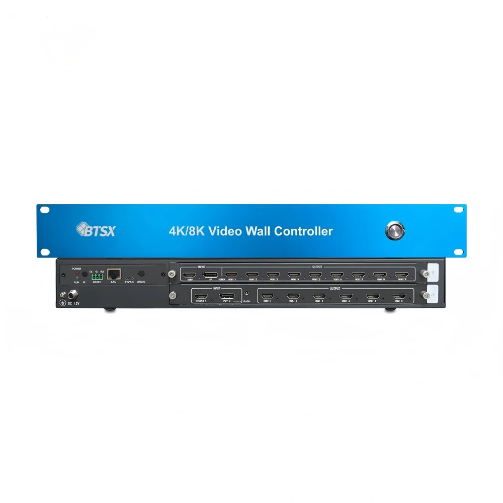 8K60 Video Wall Processor | HDMI 2.1/DP 1.4 Input, 15CH 1920*1200 60Hz Output for Ultra - HD Desktops & VR