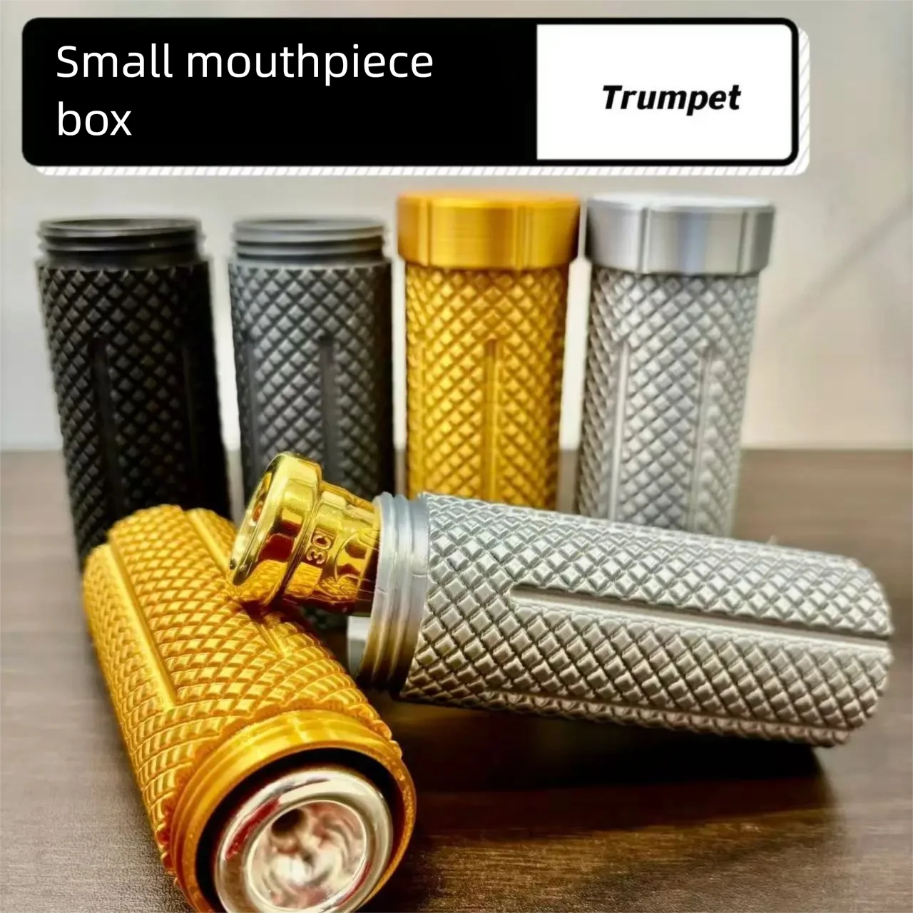 

Trombone Mouthpiece Case, Mouthpiece Organizer, Portable Brass Instrument Mouthpiece Bag