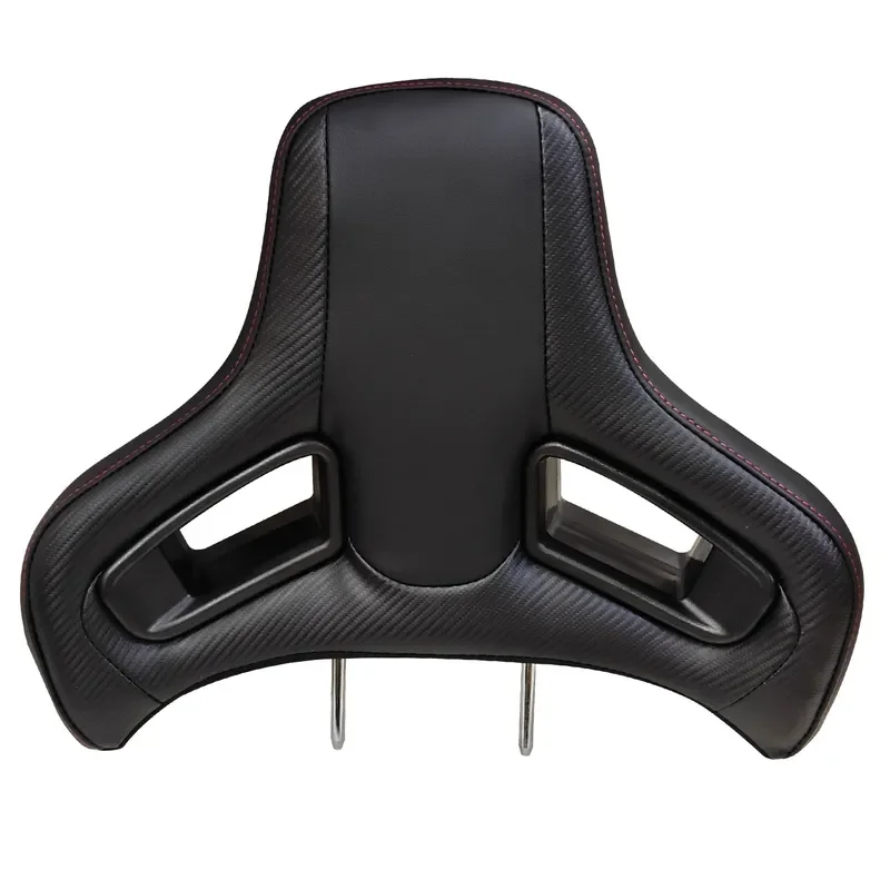 Hot-selling plug-in racing seat headrests, premium leather headrests for sports car seats