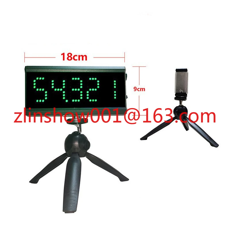 LED-Racing-Timing-Uhr zum Laufen, Countdown/Up, digitaler Race, kabelloser Laser-Timer mit Stativ