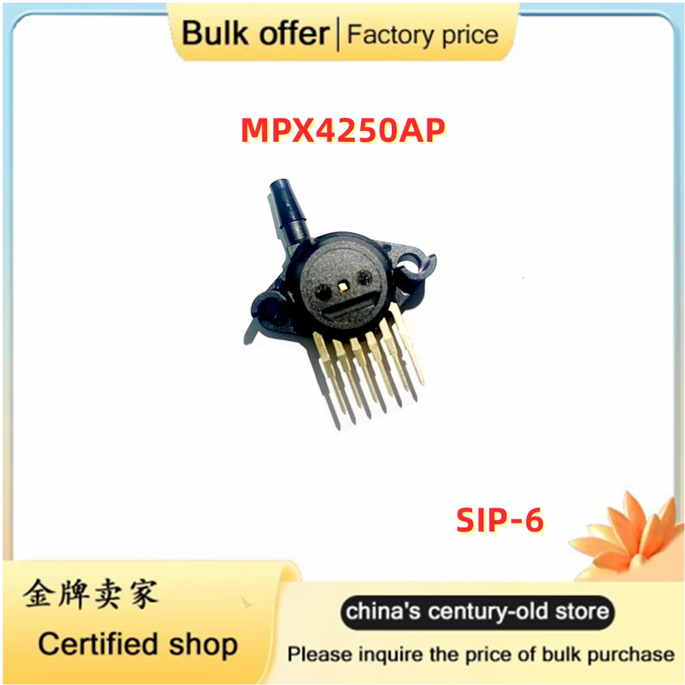 Original MPX4250AP MPX4250 SIP-6 Pressure Sensor, Transmitter