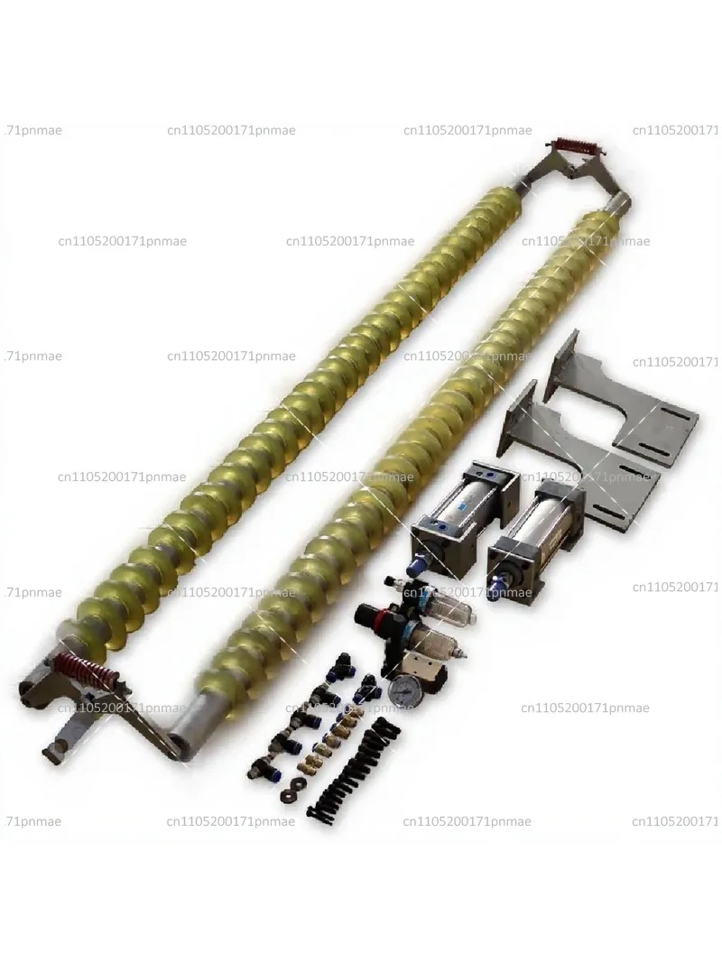 Pneumatic Engraving Machine Pressure Roller Hold Down Clamp Press Wheel Material Presser Plate Table Support Feeder Accessory