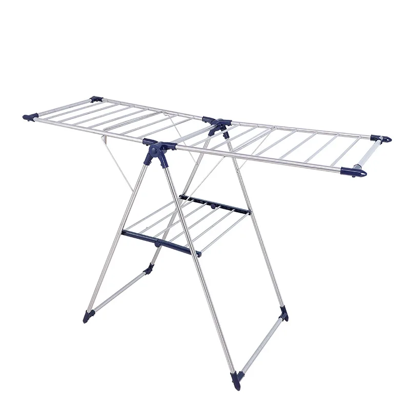 

Clothes drying rack, floor, folding, indoor, stainless steel balcony