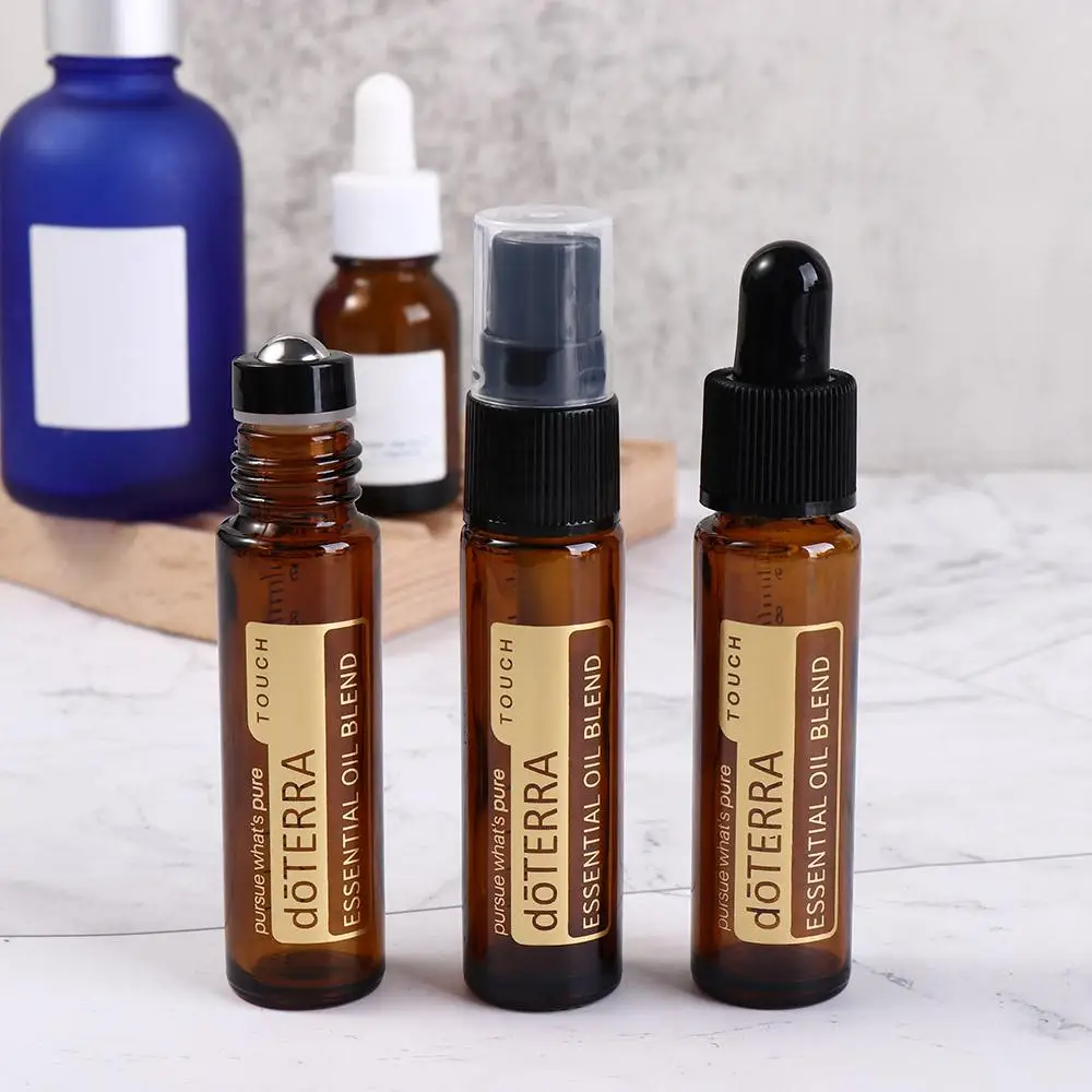 Bottiglie Fiala per campioni Contenitori per liquidi cosmetici Flacone roll-on Bottiglie contagocce in vetro Bottiglie riutilizzabili Flacone spray