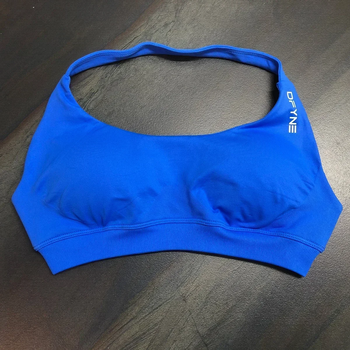 Impact Sports Bra for Women Seamless Halter Bra Open Back Yoga Top Bras Medium Support Gym Crop Top Padded Sportswear