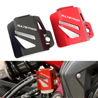 New For Ducati Multistrada 950 1000 1100 S 1200 S 1260 1200S Rear Brake Pump Fluid Tank Oil Cup Reservoir Guard Cover Accessorie