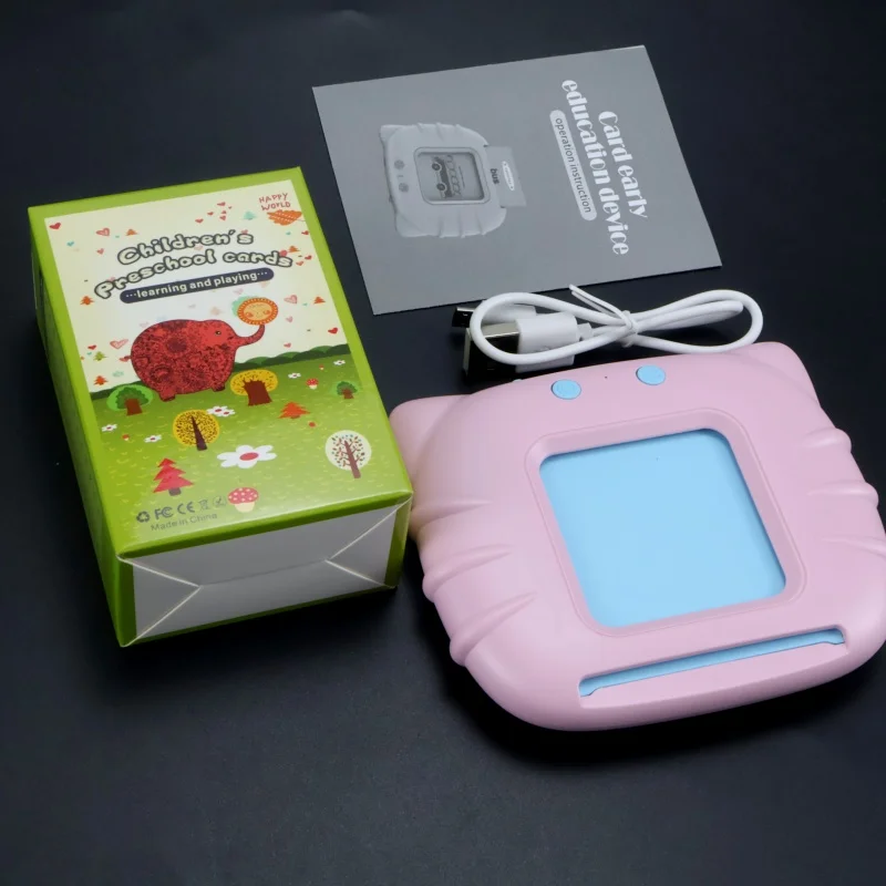 Vroeg onderwijs Flash Card Leren speelgoed Pratende Flashcards voor kinderen Voorschoolse Engelse elektronische audioboekmachine Cadeau
