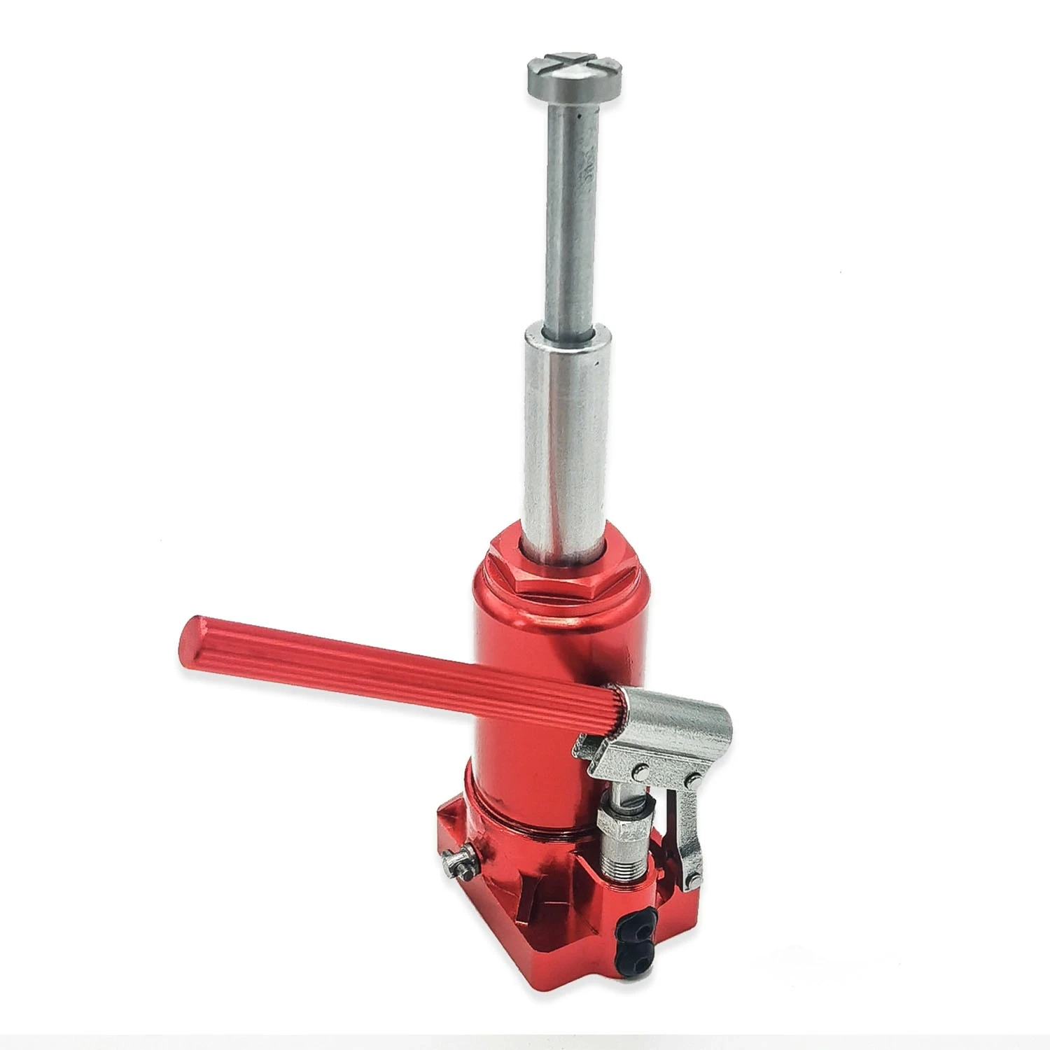 JDM 163 1/10 Metal Hydraulic Lifting Jack Model For RC Car Electric Lesu Tamiya KABOLITE Rc Truck Trailer Tipper