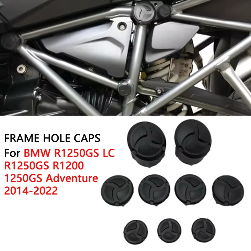 ل BMW R1250GS LC R1250GS R 1200 1250 GS Adventure 2014-2022 إطار ثقب غطاء قبعات التوصيل غطاء إطار الزخرفية مجموعة دراجة نارية