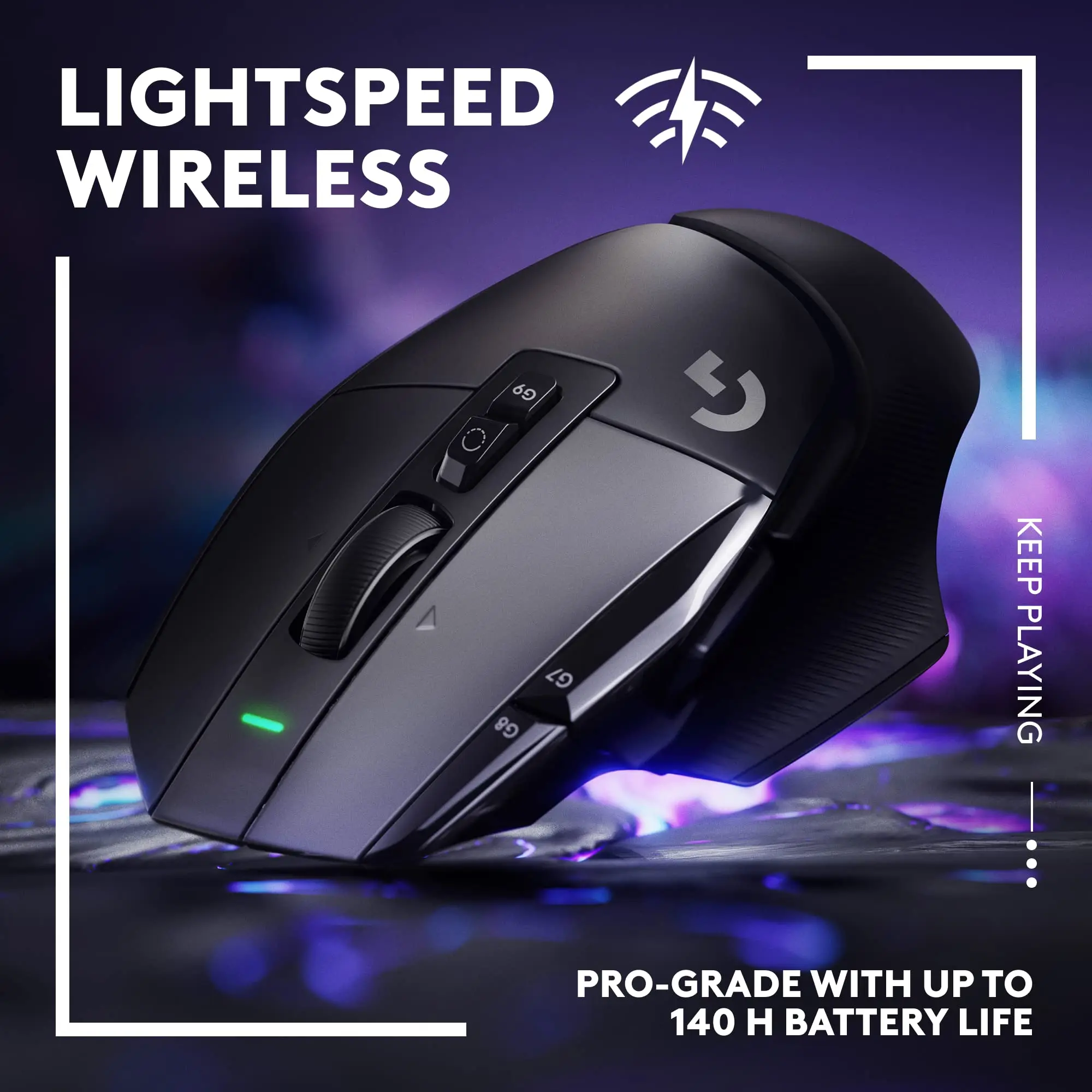 LIGHTSPEED 무선 광학 마우스, LIGHTSPEED 하이브리드 스위치, G502 X PLUS