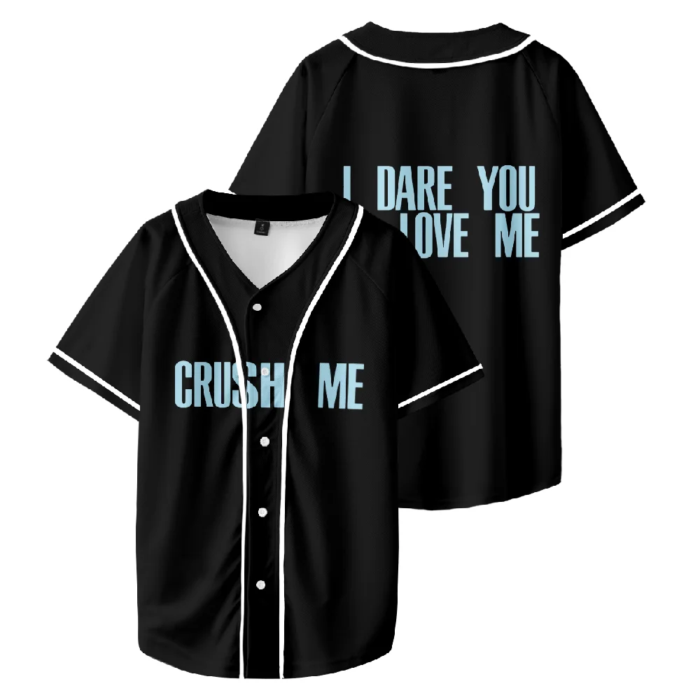 Fletcher Crush Me Baseball Jersey Unisex Short Sleeve Streetwear Women Men Shirt