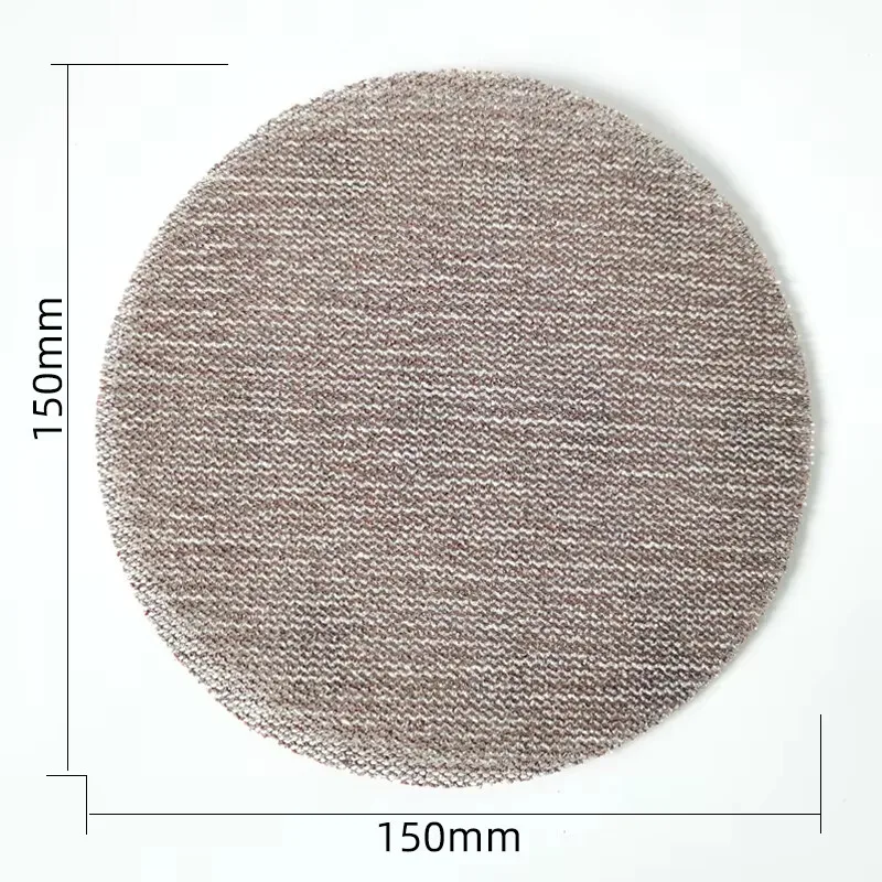 شبكة ATPRO مقاس 6 بوصات (150 مم) مع شريط فيلكرو، مناسبة لطحن وتلميع السيارات.