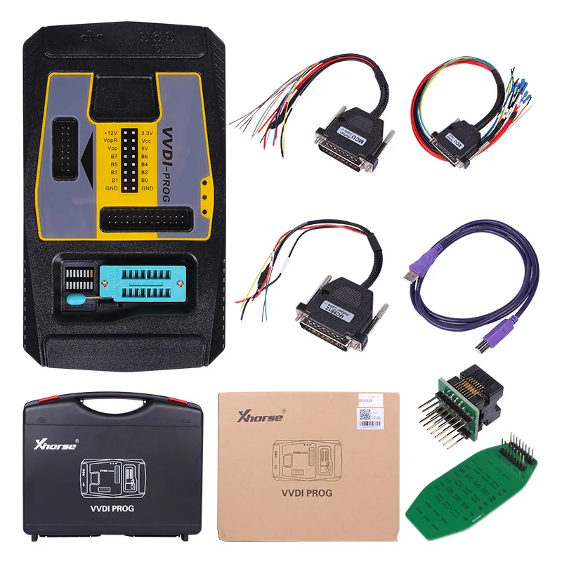 Xhorse VVDI Prog Auto Programmer Tool V5.3.1 For BMW ISN NEC MPC Infineon Chip Read Write ECU MCU IMMO EPR Multi-Language