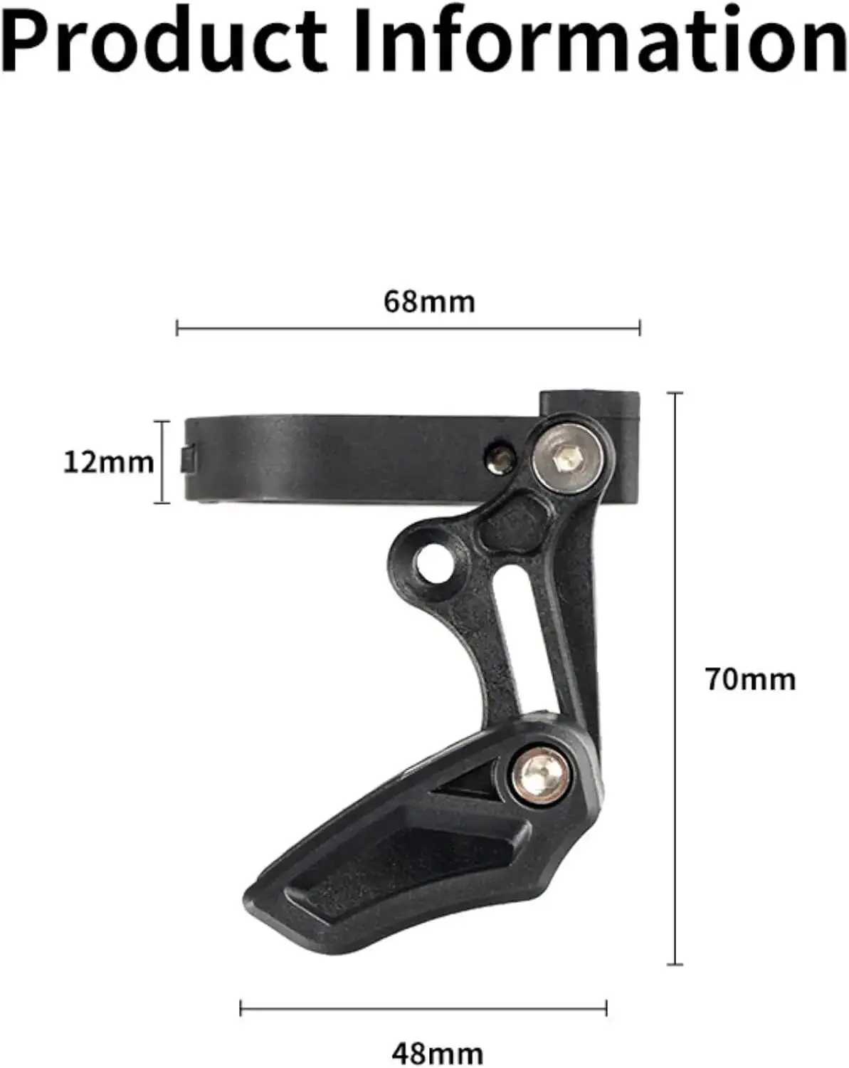 ESLNF Mountain Bash Guard Strong Negative Tooth Single Disc Protector Fahrradkettenführung für Rennrad MTB Fahrradzubehör – Detail 6