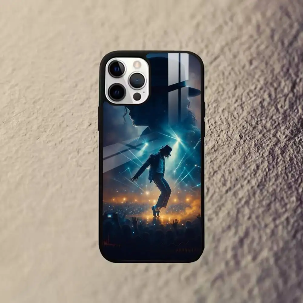 M-Michael Jackson-King of Pop-MJ Phone Case Magnetic For iPhone15,11,17,14,13,12,16 Plus,Pro