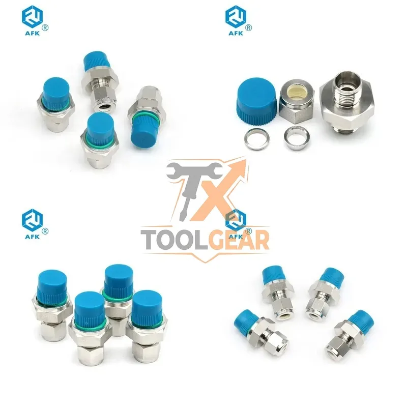 2026hotsale* AFK-LOK Stainless Steel 304/316 Male Connector for Bonded Seal 1/8-3/8 Threaded with Sealing Ring Fitting